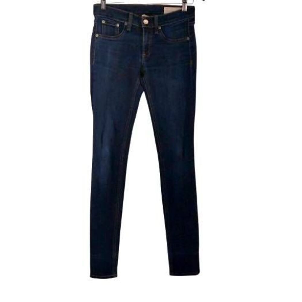 rag & bone JEAN Slim Skinny Jeans Size 26 Bedford Dark Wash Stretch Denim